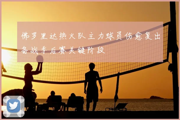 佛罗里达热火队主力球员伤愈复出备战季后赛关键阶段